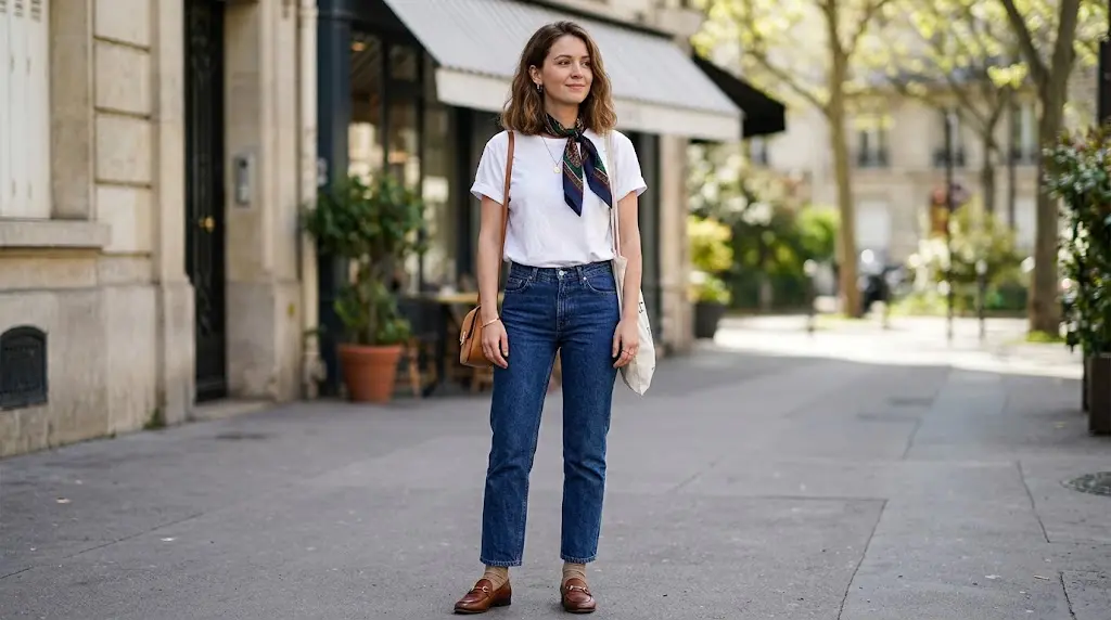 How to Wear a Silk Scarf With Jeans