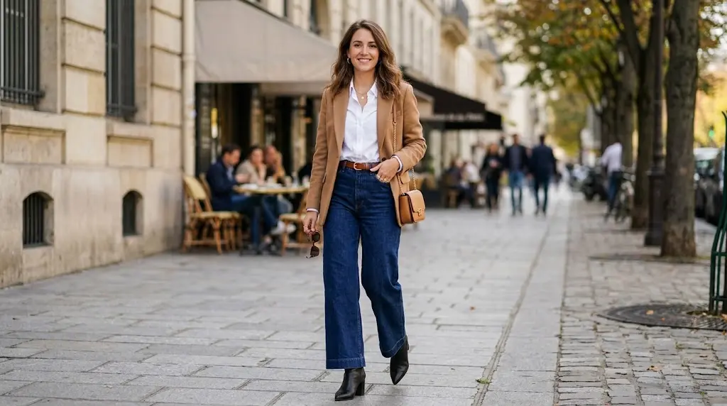 What to Wear With Wide-Leg Jeans