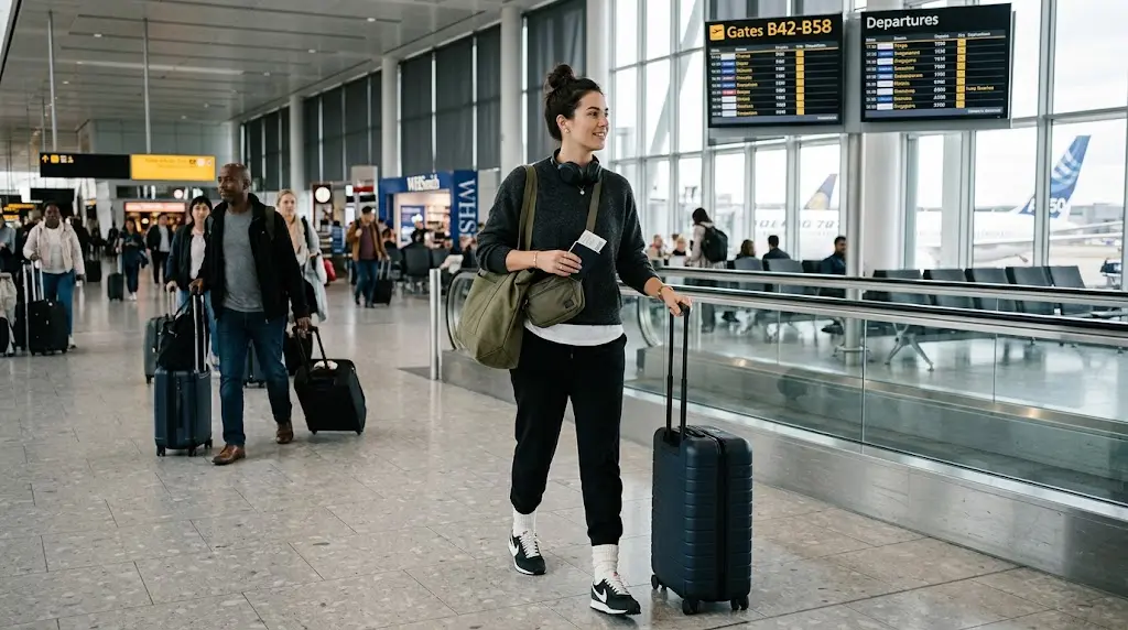 Easy Airport Outfits for Long Flights