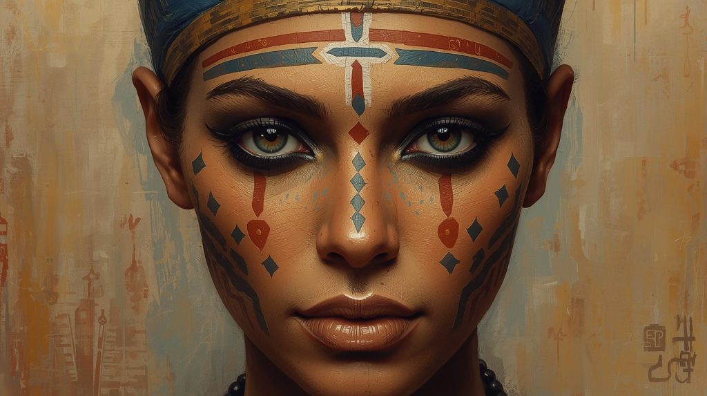 historical use of makeup in art and cultural face painting