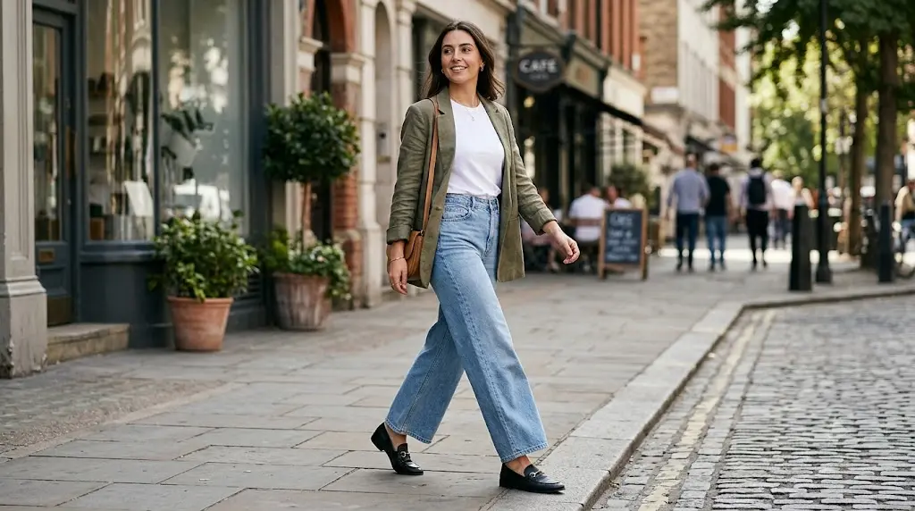 How to Style Wide-Leg Jeans