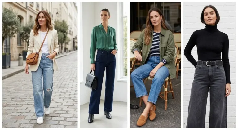 What to Wear With Wide-Leg Jeans