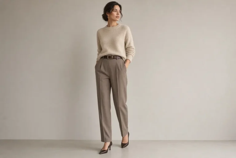 How to Style a Belt with a Sweater